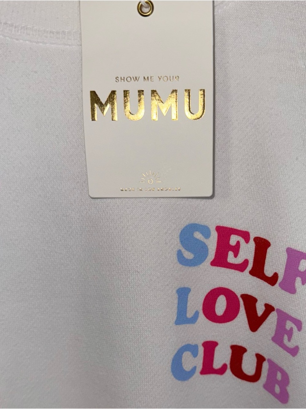 SHOW ME YOUR MUMU “SELF LOVE CLUB” STANLEY SWEATSHIRT - Picture 3 of 8